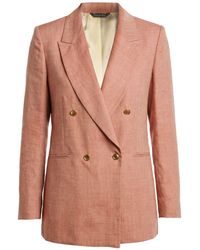 Brian Dales - Blazer Linen, Wool - Lyst