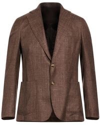 Barba Napoli - Blazer Virgin Wool, Silk, Linen - Lyst