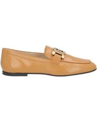 Tod's - Tan Loafers Soft Leather - Lyst