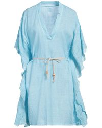 120% Lino - Mini Dress - Lyst