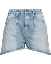 RTA - Denim Shorts Cotton, Elastane - Lyst