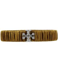 Tory Burch - Dark Belt Textile Fibers - Lyst