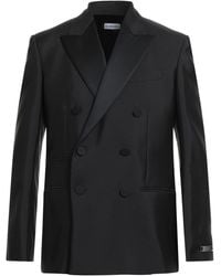 Burberry - Blazer Virgin Wool, Silk - Lyst