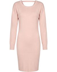 ARMANI EXCHANGE - Light Mini Dress Acrylic, Virgin Wool - Lyst