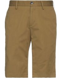 Ben Sherman - Military Shorts & Bermuda Shorts Cotton, Elastane - Lyst