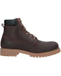 Docksteps - Chocolate Ankle Boots Leather, Textile Fibers - Lyst