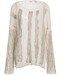 Aviu - Sweater Linen, Polyamide, Polyester - Lyst