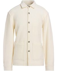 Xacus - Cream Jacket Virgin Wool - Lyst