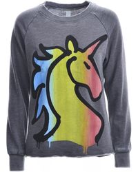 Simeon Farrar Vintage Sweatshirt. Grey Unicorn. - Gray