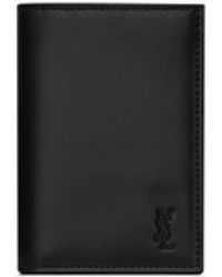 Saint Laurent - Tiny Cassandre Credit Card Wallet - Lyst