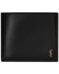 Saint Laurent - Leather Card Holder - Lyst