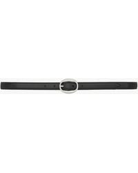 Saint Laurent - Oval Buckle Belt - Lyst