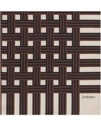 Saint Laurent - Sciarpa Quadrata - Lyst