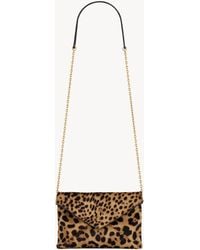 Saint Laurent - Cassandre Small Chain Pouch - Lyst