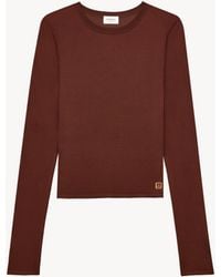 Saint Laurent - Cassandre Sheer Top - Lyst