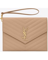 Saint Laurent Clutches For Women Up To 15 Off At Lyst Com