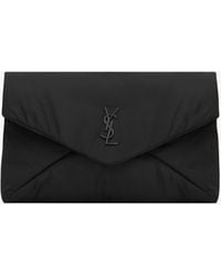 Saint Laurent - Cassandre Large Envelope Pouch - Lyst