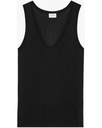 Saint Laurent - Tank Top - Lyst