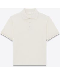 Saint Laurent - Cassandre Polo Shirt - Lyst