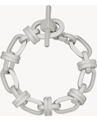 Saint Laurent - Kettenarmband Aus Metall Mit Dekorativem Detail - Lyst