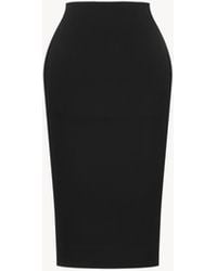 Saint Laurent - Cassandre Pencil Skirt - Lyst