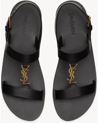 Saint Laurent - Sandali Cassandre - Lyst