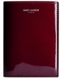 Saint Laurent - Paris Credit Card Wallet - Lyst