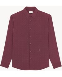 Saint Laurent - Cassandre Dotted Shirt - Lyst