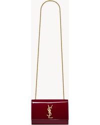 Saint Laurent - ケイト スモール（パテントレザー） レッド - Lyst