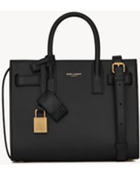 Saint Laurent - Sac De Jour En Cuir Lisse - Lyst