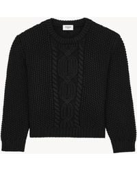 Saint Laurent - Crewneck Sweater - Lyst