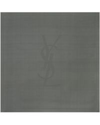 Saint Laurent - Sciarpa Quadrata Cassandre - Lyst