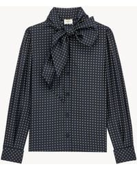 Saint Laurent - Lavallière Blouse - Lyst