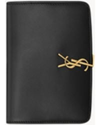 Saint Laurent - Saint Laone Sizerent Voltaire Passport Case - Lyst