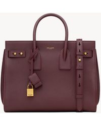 Saint Laurent - Sac De Jour Souple En Cuir Grainé - Lyst