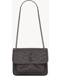Saint Laurent - Baby Niki Vintage Leather Shoulder Bag - Lyst