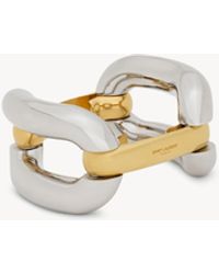 Saint Laurent - Bracciale A Doppio Anello - Lyst