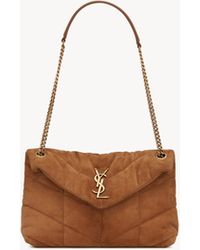 Saint Laurent - Saint Laone Sizerent パファー スモール（スエード） - Lyst
