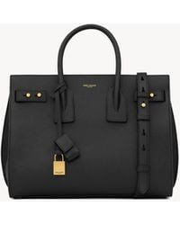 Saint Laurent - Saint Laone Sizerent サック ド ジュール ソフト スモール（グレインレザー） - Lyst