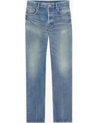 Saint Laurent - Mid-Rise Straight Jeans - Lyst