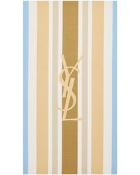 Saint Laurent - Cassandre Striped Stole - Lyst