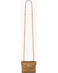 Saint Laurent - June Box Micro Sac En Satin - Lyst