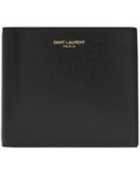 Saint Laurent - Portafogli Paris East/West Con Portamonete - Lyst