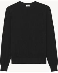 Saint Laurent - Crewneck Sweater - Lyst