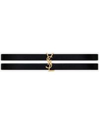 Saint Laurent - Cassandre Double-strand Bracelet - Lyst