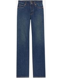 Saint Laurent - Jeans A Vita Bassa Nico - Lyst