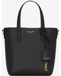 Saint Laurent - Mini Toy Shopping In Box Leather - Lyst