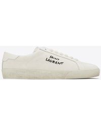 Saint Laurent - Sneaker COURT SL06 - Lyst