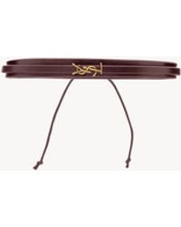 Saint Laurent - Cassandre Multi-Strand Bracelet - Lyst