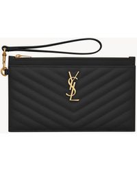 Saint Laurent - Cassandre Matelassé Large Pouch - Lyst